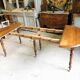 Table 6 feet Louis Philippe with 3 walnut extensions of the 19th siecle