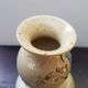 Vase grès alsace Graessel beige décor ciselé made in france vintage