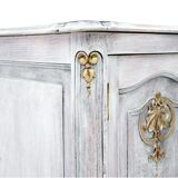 Provencal shabby chic chest of drawers, France, circa 1930