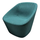 Fauteuil pedrali log 366 turquoise