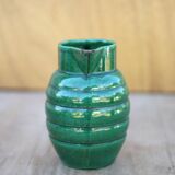 Pitcher St Clément France Lorraine 869, green pitcher, ceramic pitcher