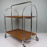 Desserte pliante Dinett par Bremshey – design mid-century, Allemagne