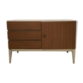 Wooden and formica sideboard
