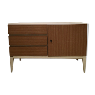 Wooden and formica sideboard