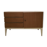 Wooden and formica sideboard