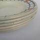 Set of 6 old St Amandinoise St Amand vintage soup plates