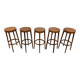 Set de 5 tabourets hauts de bar