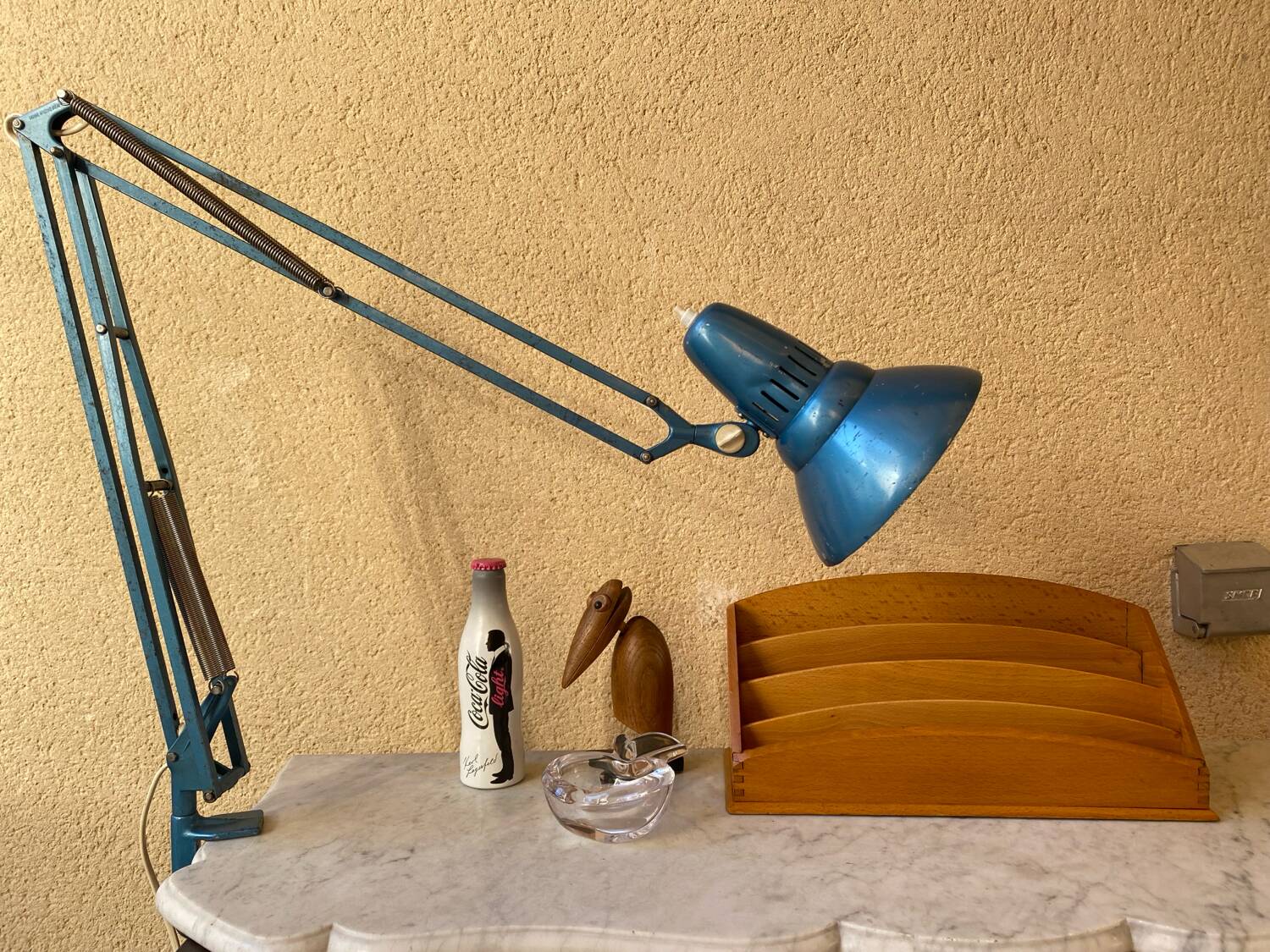 Febo 55 Scandinavian design architect desk lamp, vintage 70s