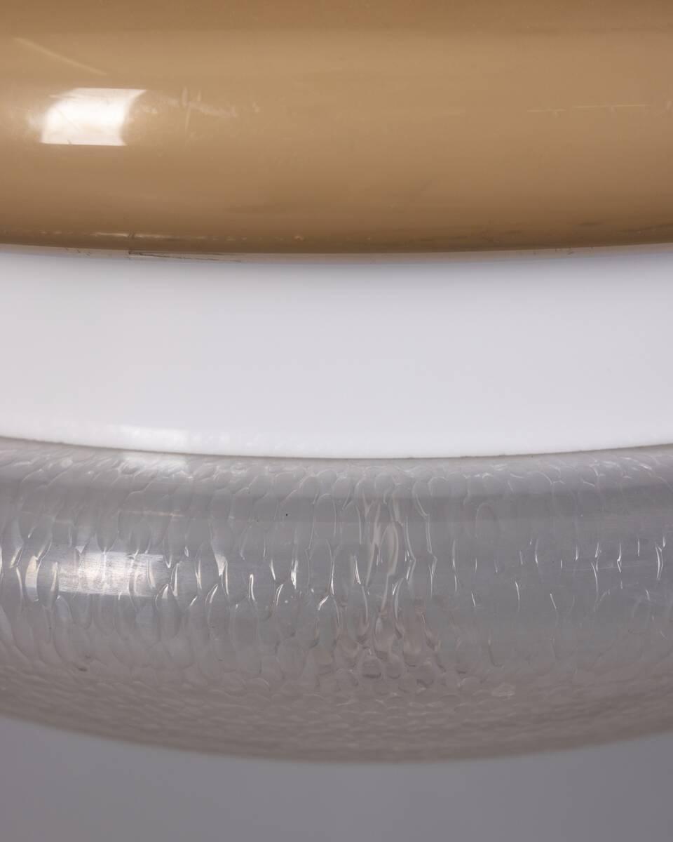 VINTAGE 1970S CHANDELIER IN TORTORA PLEXIGLASS, ITALIAN DESIGN