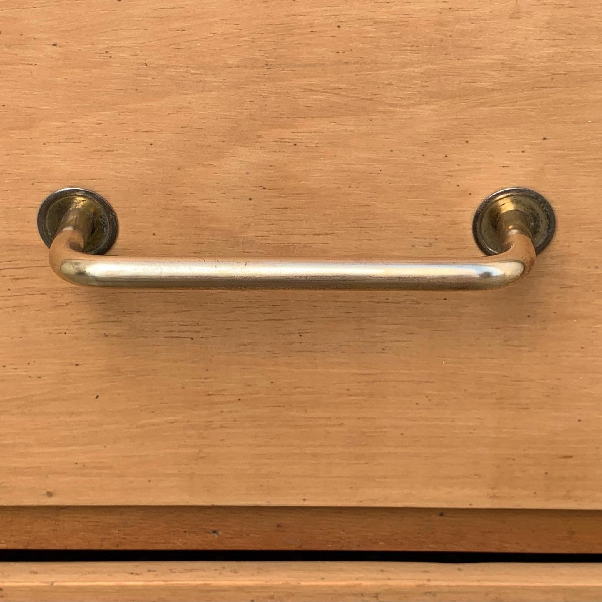 1960 compass foot chest of drawers