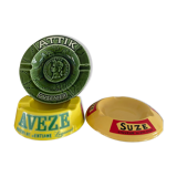 Trio of bistro ashtrays, early twentieth sit