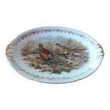 Serving dish pheasant décor