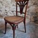 Ensemble de 4 chaises bistrot françaises anciennes Thonet – vers 1920