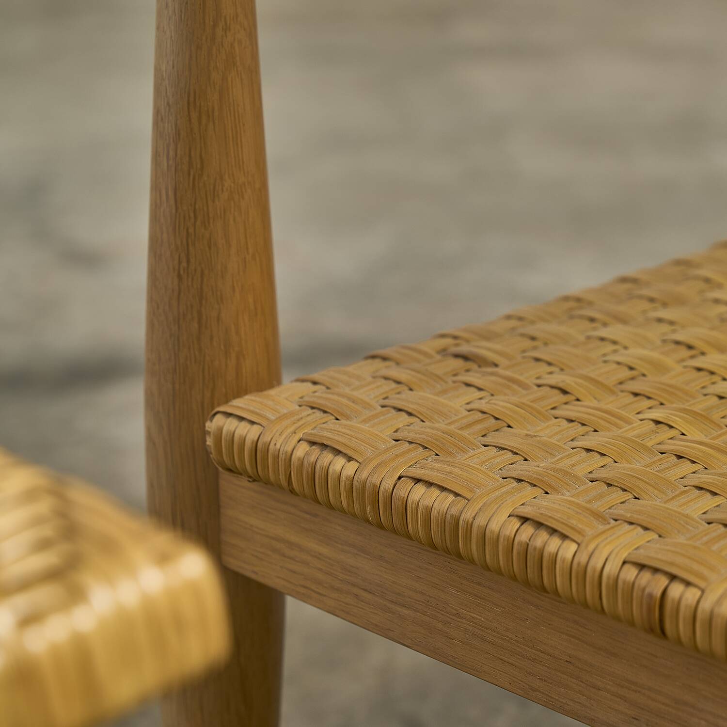 Coffee table and its stool.