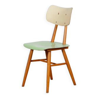 Chaise vintage en bois produite par Ton, 1960