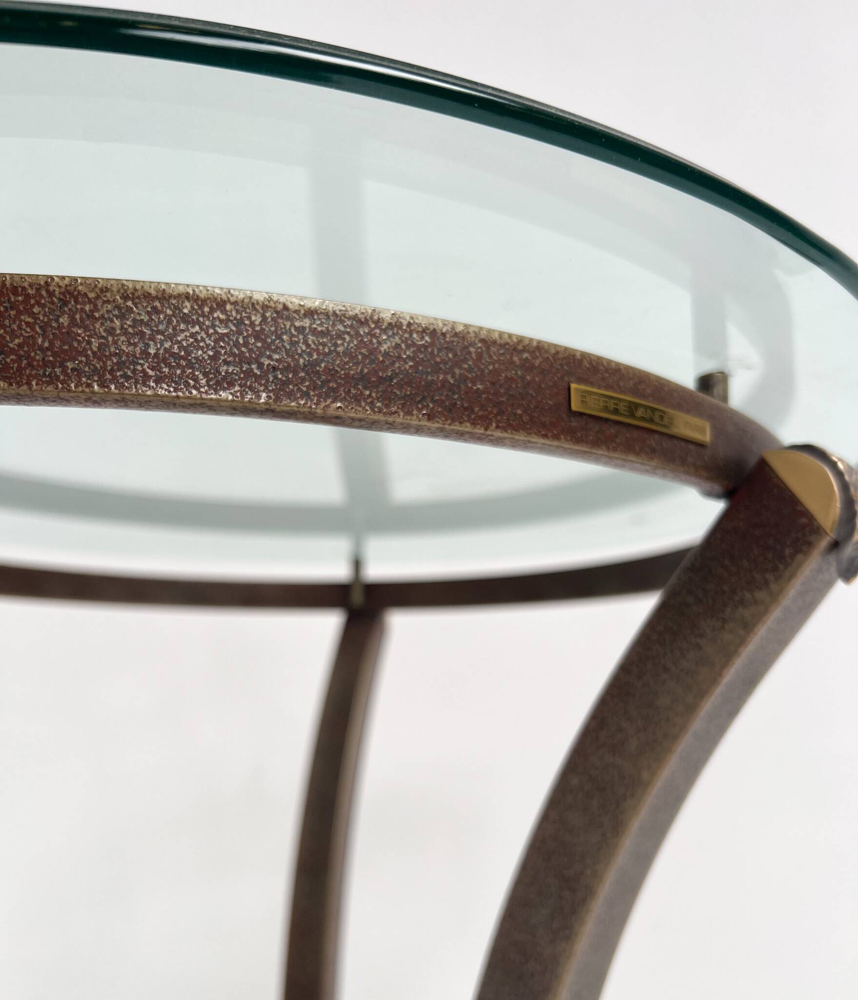 Set Art Deco side tables by Pierre Vandel, 1960s
