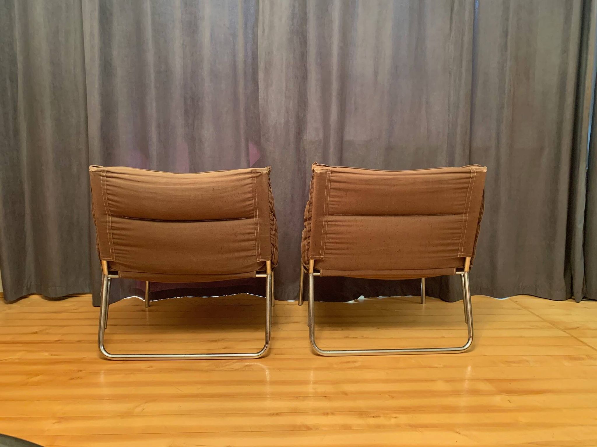 Gillis Lundgren easy chairs, Ikea, Sweden, 1970s