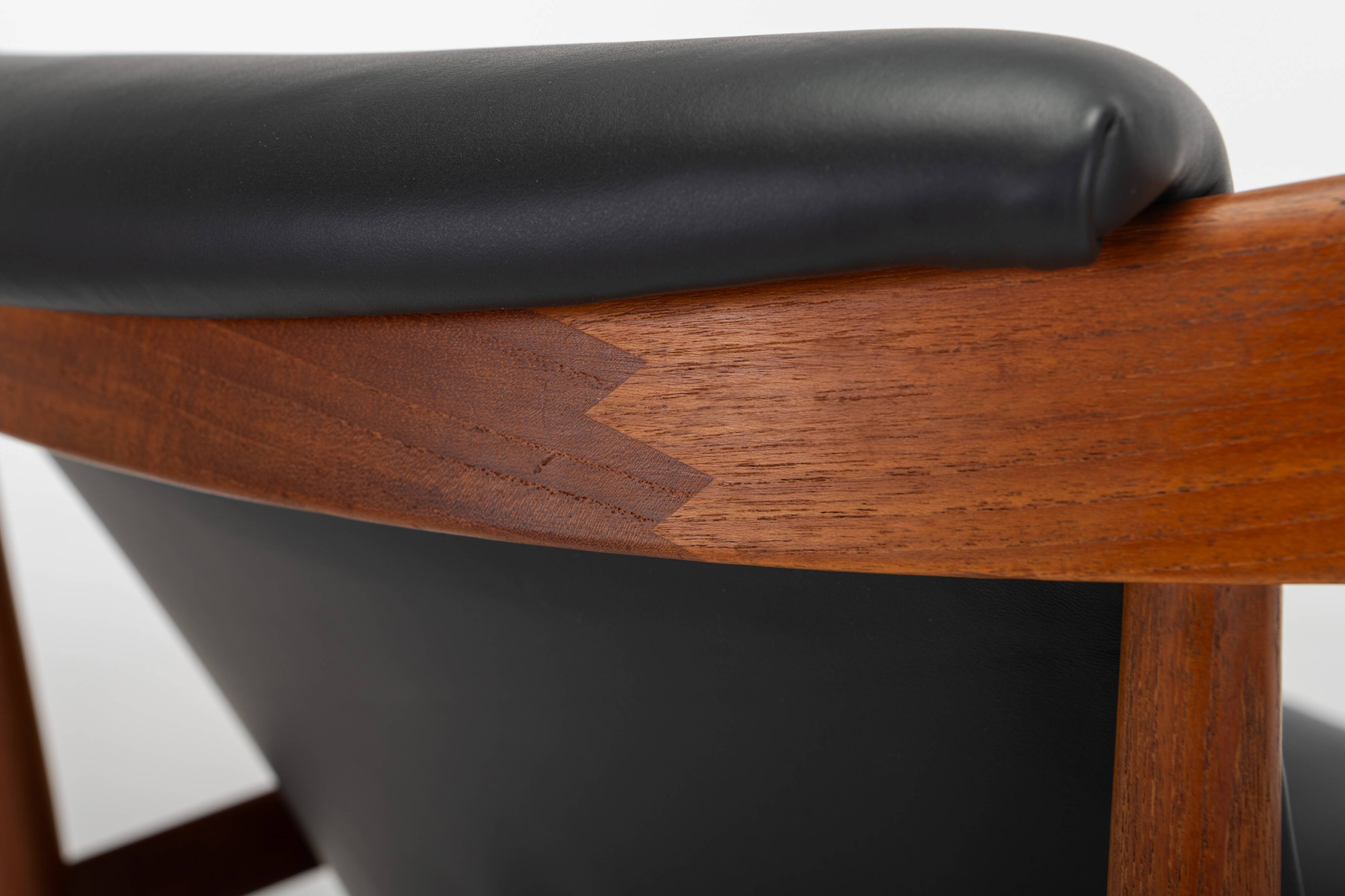 Bwana Lounge Chair and ottoman by Finn Juhl for France & Son, Denmark, 1960s