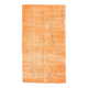 4x8 Pumpink Orange Handmade Vintage Rug, 135x247Cm SK 3194