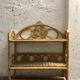 Vintage shelf in rattan