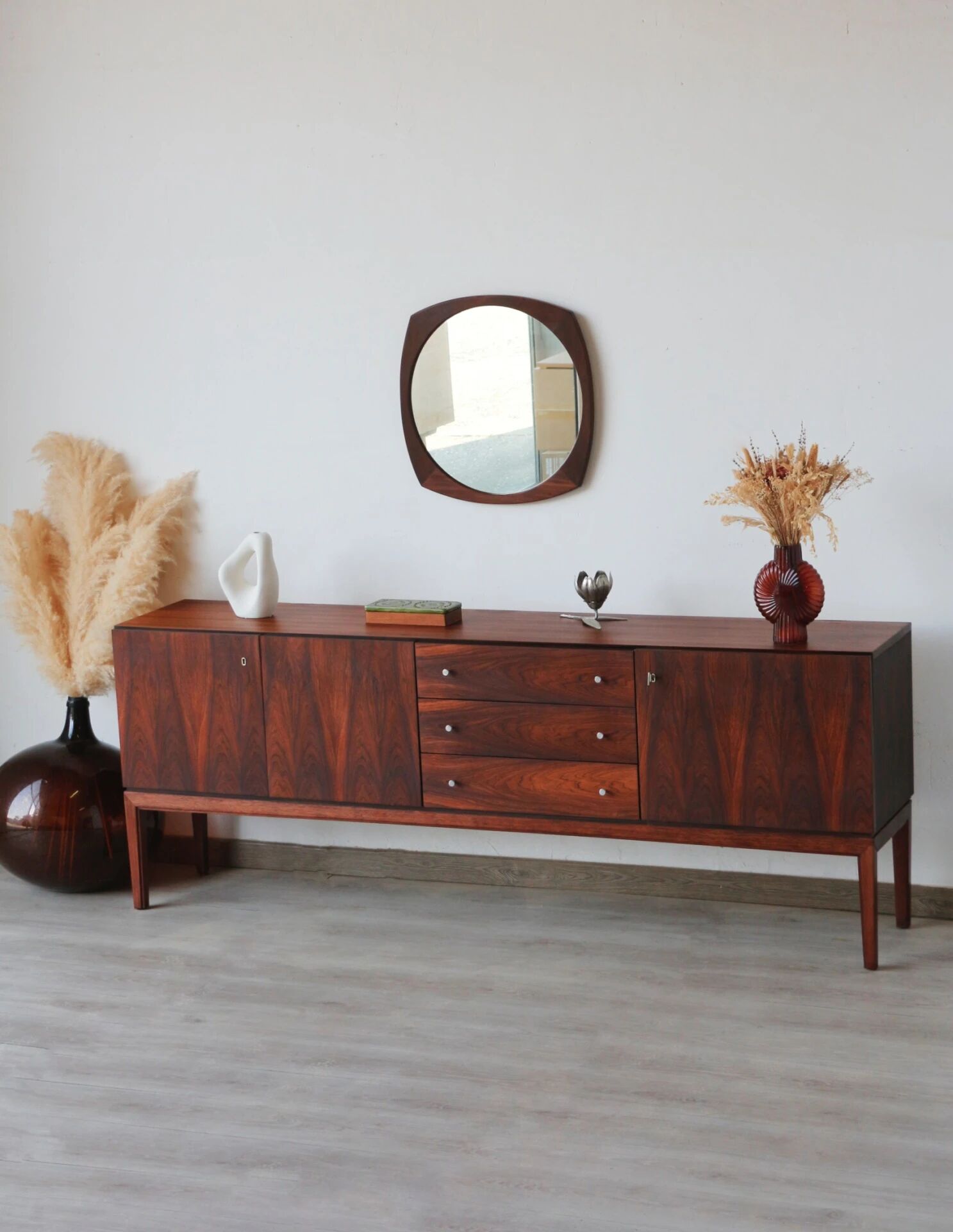 Enfilade vintage rosewood Palette Sideboard (1970)