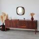 Enfilade vintage rosewood Palette Sideboard (1970)