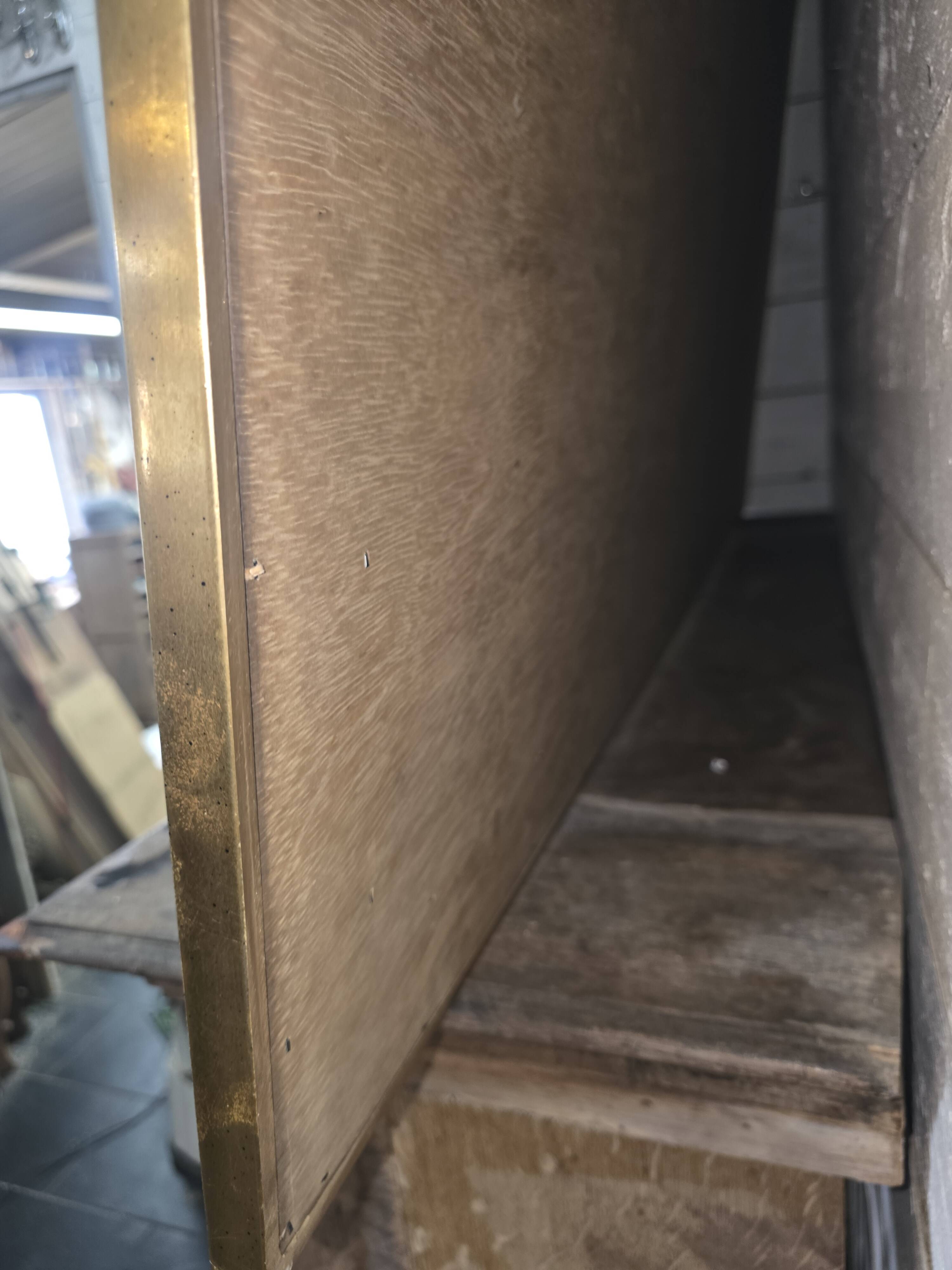 Louis Philippe style gilded mirror, mid-20th century, bevelled mirror.
