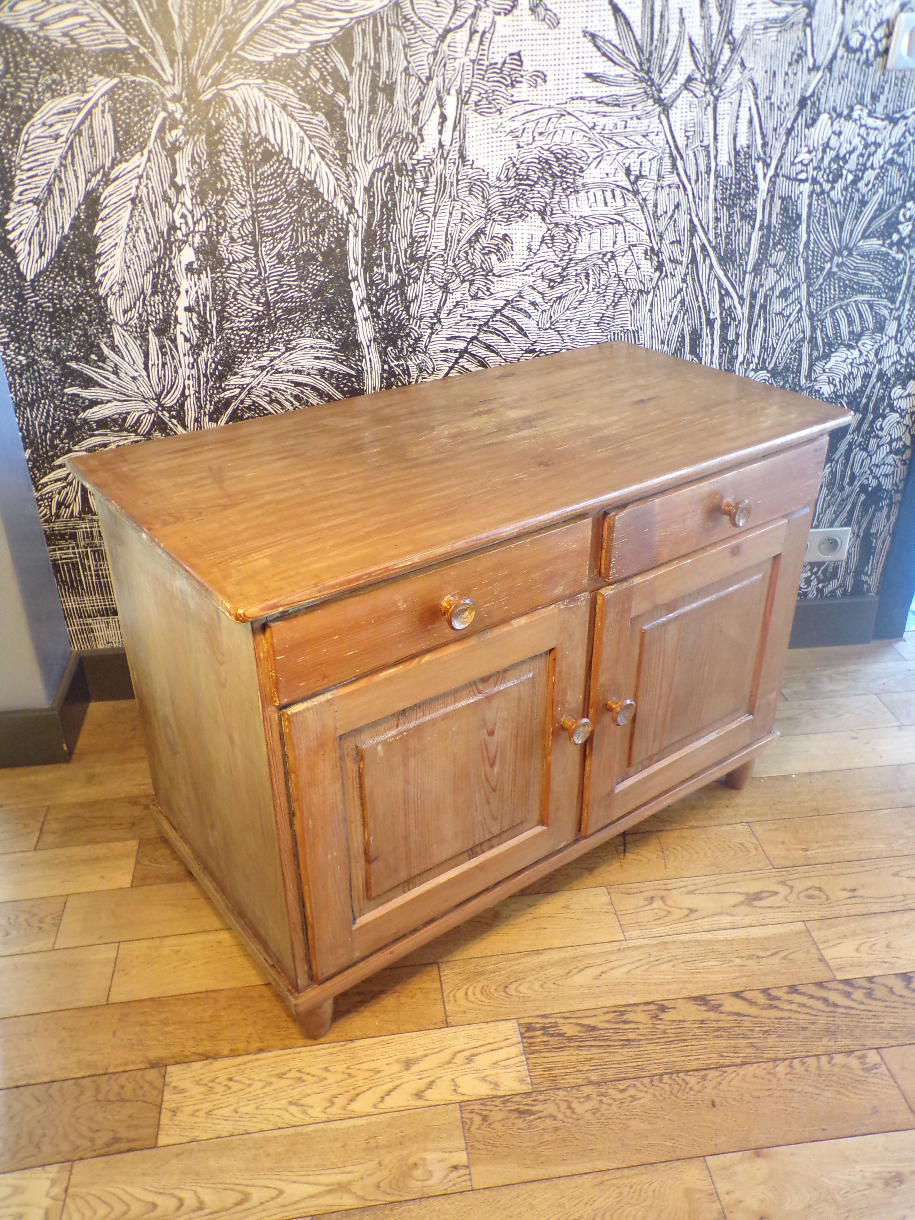 Parisian sideboard 2 doors in pine