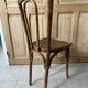Chaise bistrot assise coquelicot, 1900