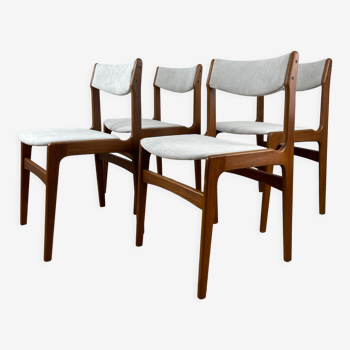 Set of 4 danish chairs