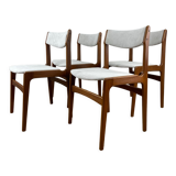 Set of 4 danish chairs