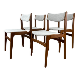 Set of 4 danish chairs