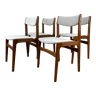 Lot de 4 chaises danoises