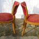 Paire de chaises en bois des années 50