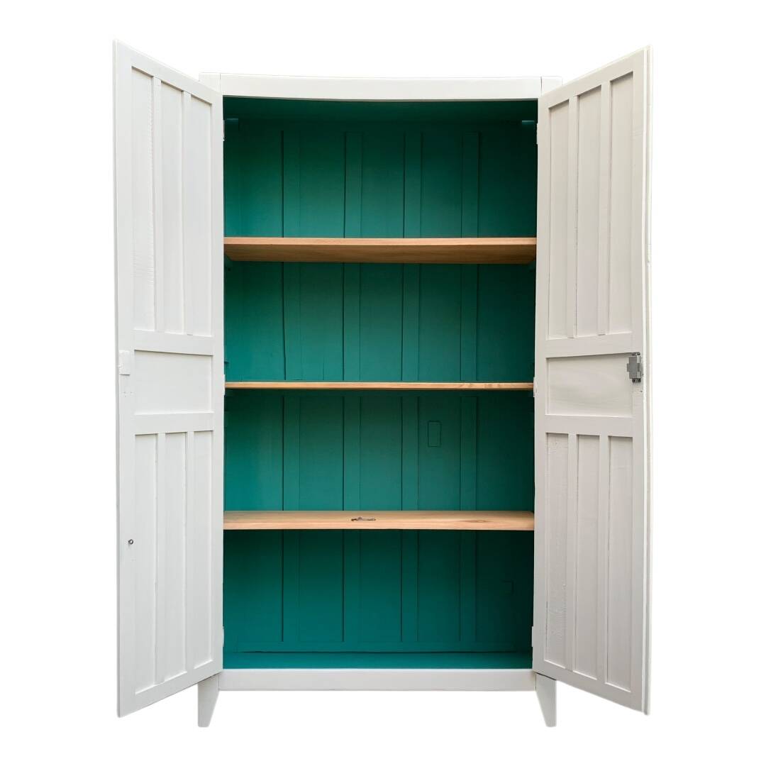 Antique Parisian paneled wardrobe, 1940