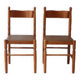 Pair of rustic chairs