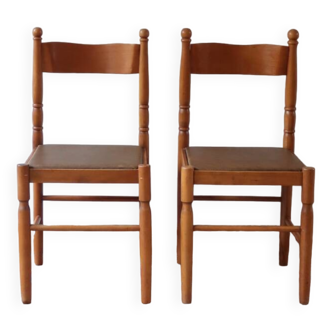 Pair of rustic chairs