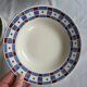 Set of 4 Vincennes earthenware soup plates, Paris.