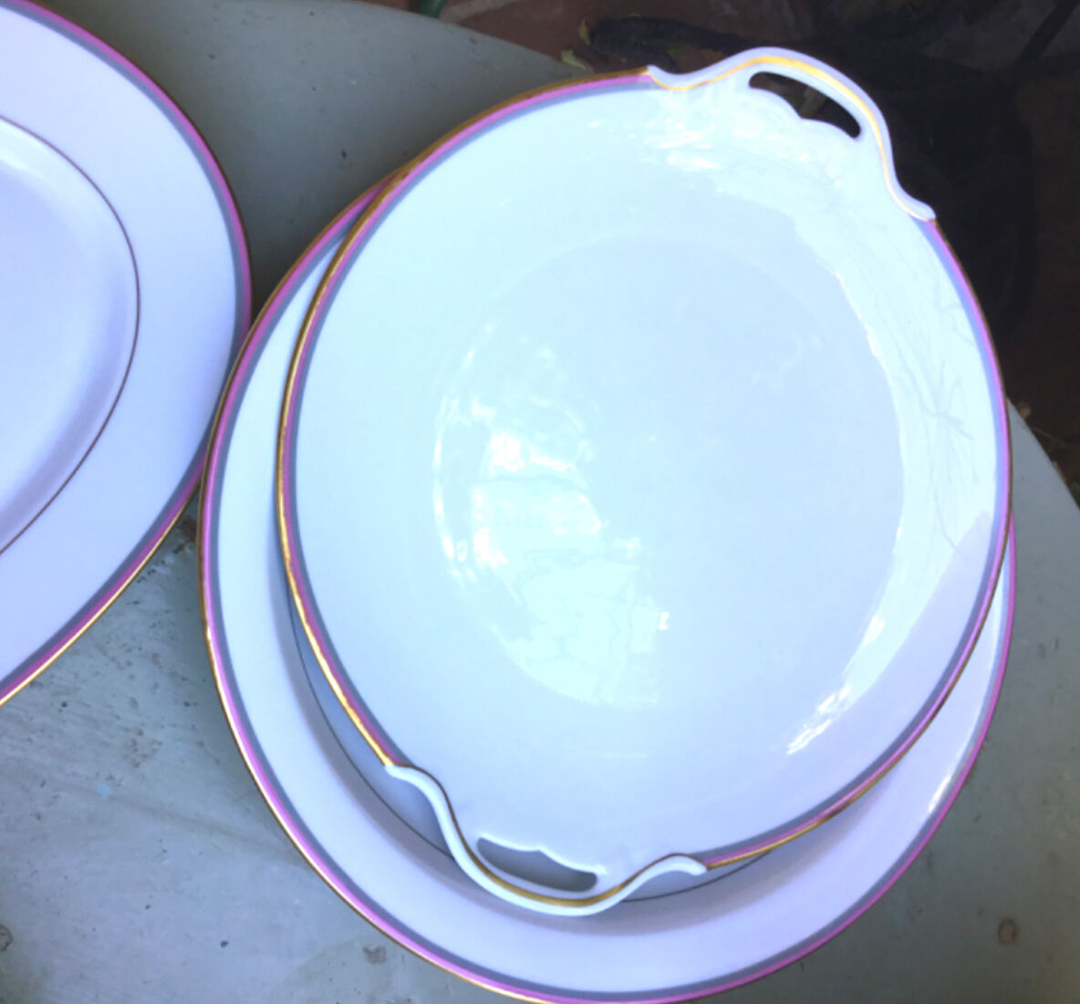 Service de table en porcelaine de limoges, Jammet Seignolles
