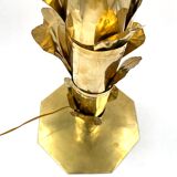 Lampe de sol table en laiton de palmier Bottega Gadda Italie, 1960