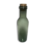 Old blown glass bottle