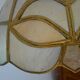 Lustre vintage en nacre et laiton