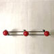 Vintage 60's wall coat rack