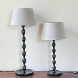 Paire lampes bobines ikea vintage