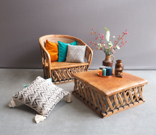 Mexican Chair with table 80 s