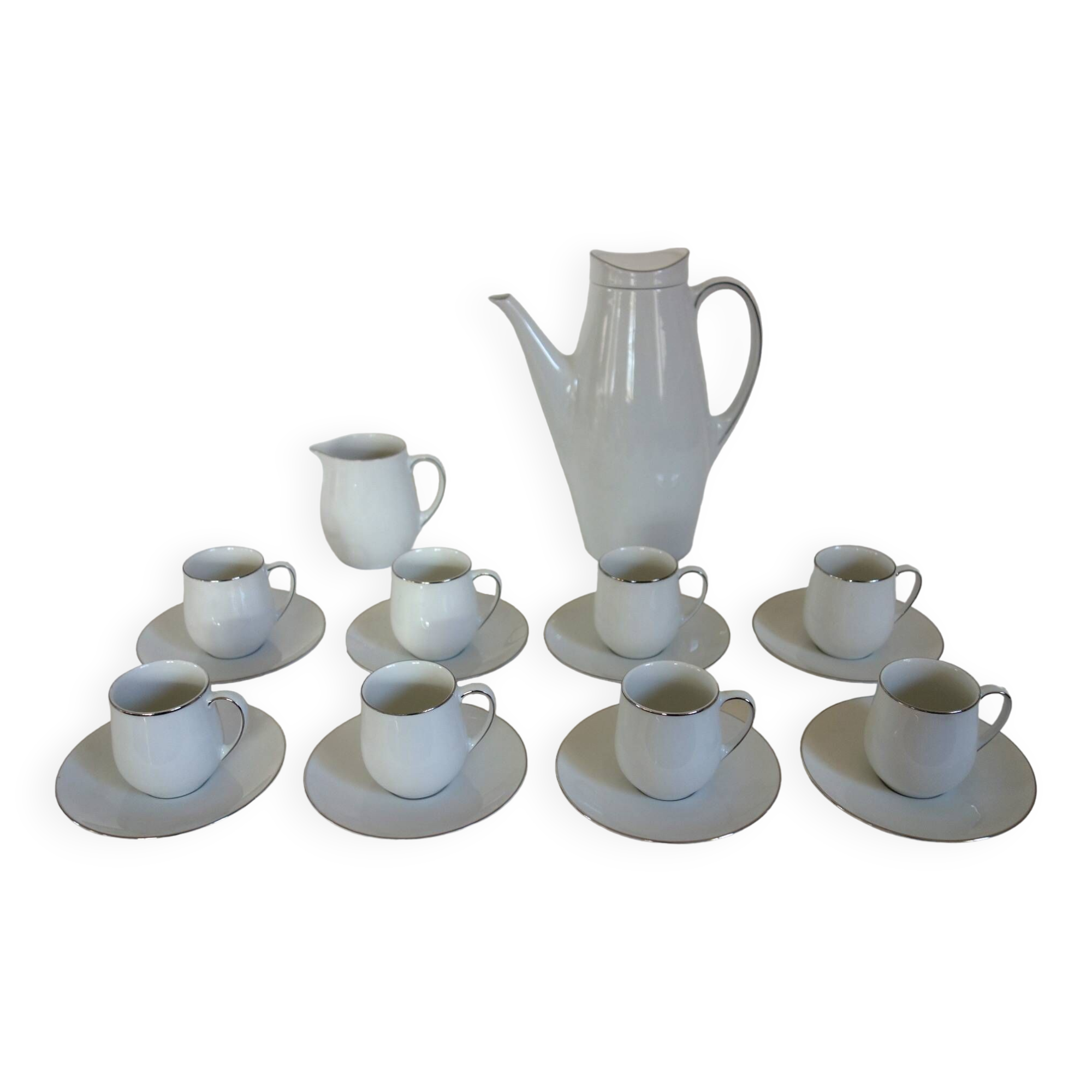 Coffee service for 8 people, Thomas brand, Germany 1970s