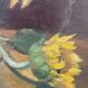Still life painting with sunflowers 20th century