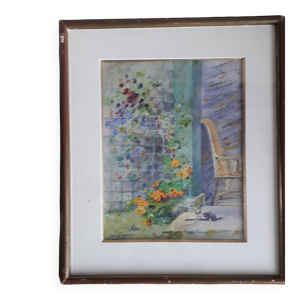 Tableau ancien représentant