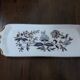 Victoria rectangular tray, hand-painted blue and gold porcelain decoration