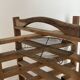 Old pastry board, wooden pie carrier,